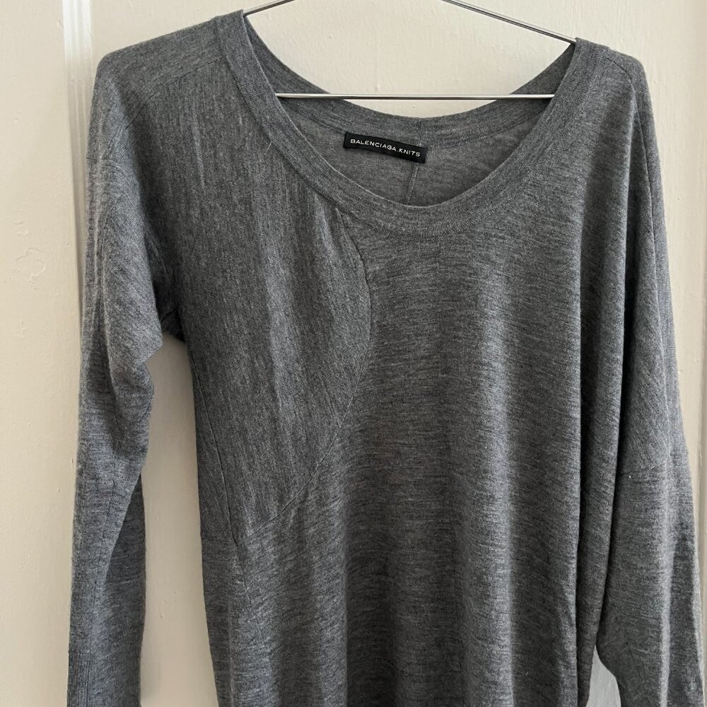Balenciaga Cashmere Asymmetrical Knit
